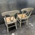 Wood Pottery Barn Shayne Drop Leaf Table + Pair of Napoleon Side Chairs, Set of Three For Sale - Image 7 of 12