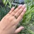 English Handmade 14k Yellow Gold Marquise Emerald & Diamond Open Sprial Ring Size 4 For Sale - Image 3 of 18