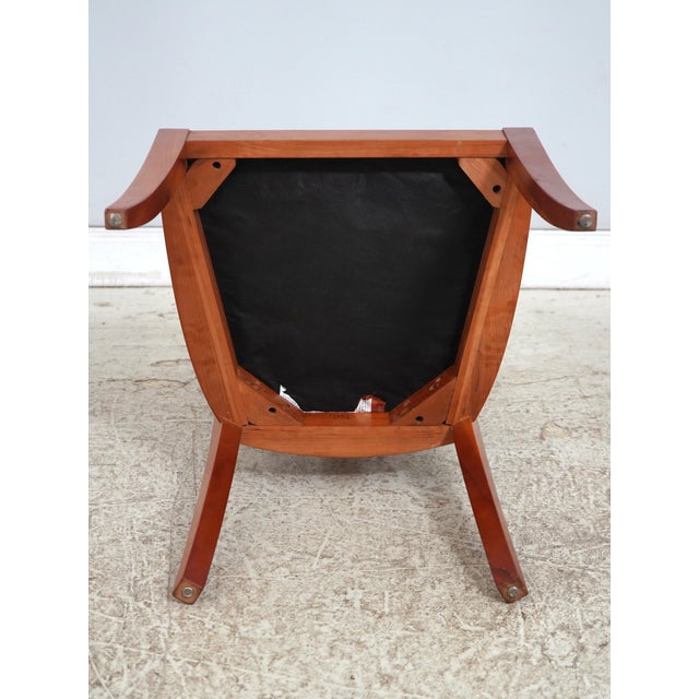 Set of 8 Stickley Cherry Dining Room Chairs For Sale - Image 16 of 18
