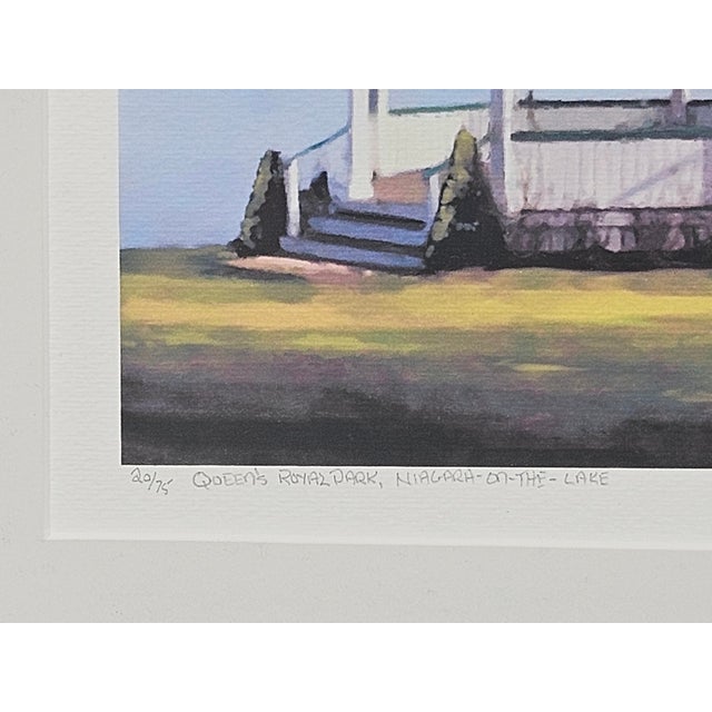 Paper Doug Forsythe, Queen's Royal Park, Niagara-on-the-Lake, 1980s, Print, Framed For Sale - Image 7 of 15