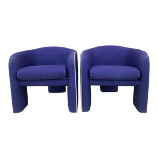 Vladimir Kagan Tripod Chairs- a Pair For Sale