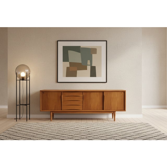 Vintage Sideboard in Teak by Axel Christensen for Omann Jun, 1960s For Sale - Image 16 of 18