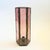 Hollywood Regency Tall Etched Glass and Brass Candle Holder For Sale - Image 3 of 10