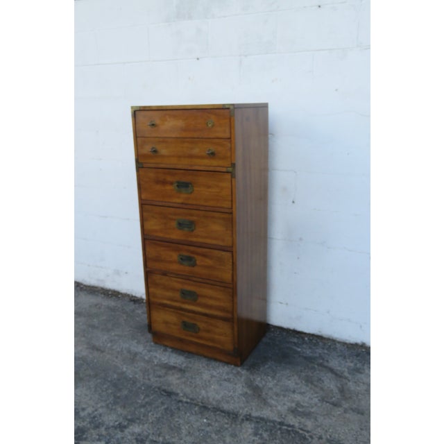 Bernhardt Hollywood Regency Tall Narrow Lingerie Jewelry Chest 6263 For Sale - Image 18 of 18