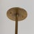 1950s Italian Brass and White Glass Pendant Light For Sale - Image 11 of 12
