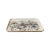 Asian Distressed Off White Porcelain Snow Trees House Rectangular Display Plate For Sale - Image 3 of 6