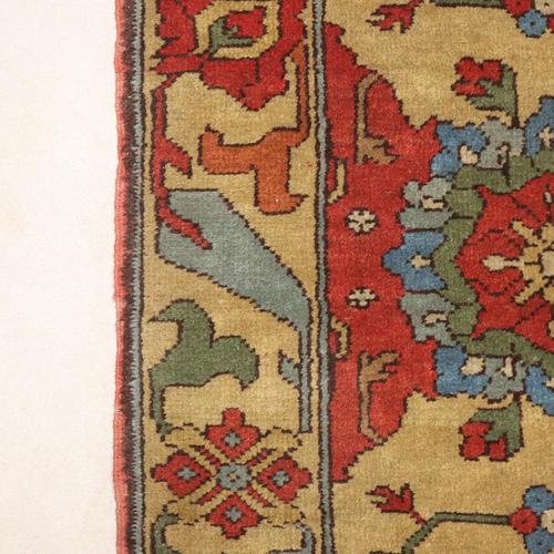 Textile Vintage Herat Wool Rug, Azerbaijan For Sale - Image 7 of 9