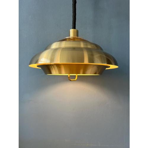 Mid-Century Modern Space Age UFO Pendant Lamp from Dijkstra For Sale - Image 5 of 13