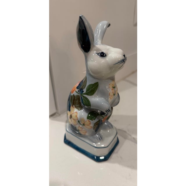 Vintage Floral Bunny Rabbit For Sale - Image 12 of 12