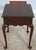Pair of Henkel Harris Cherry Queen Anne 1 Drawer Lamp Tables For Sale - Image 12 of 18