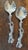Arthur Court Arthur Court Jaguar Hammered 2 Aluminum Salad Servers with New in Box For Sale - Image 4 of 14