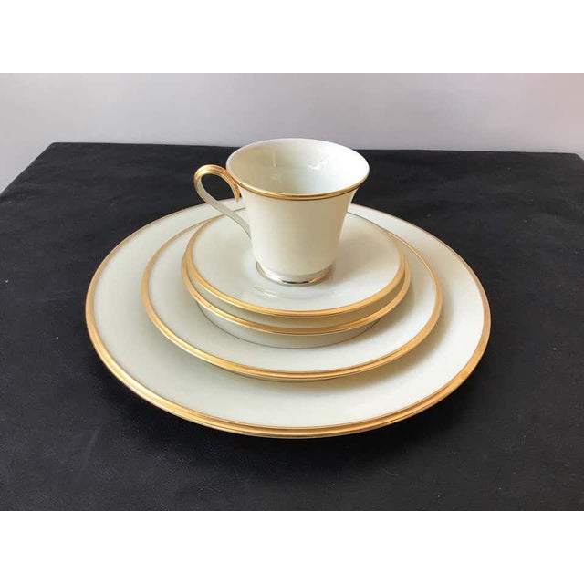 Lenox Eternal China Set Service for 12 62 Pieces Chairish