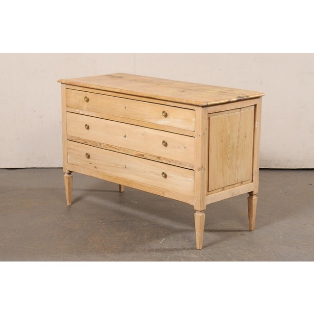 Italian Chest, Bleached with Faux Marble Top For Sale - Image 4 of 11