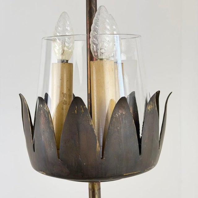 Murano Glass Chandelier attributed to Guglielmo Ulrich for Strada, Italy, 1940s For Sale - Image 17 of 18