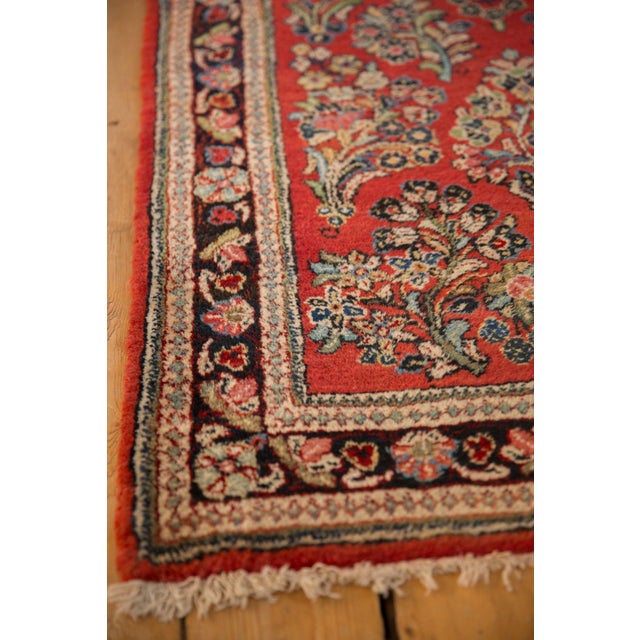 Traditional Vintage Sarouk Rug Runner - 2'9" x 12'1" For Sale - Image 3 of 9