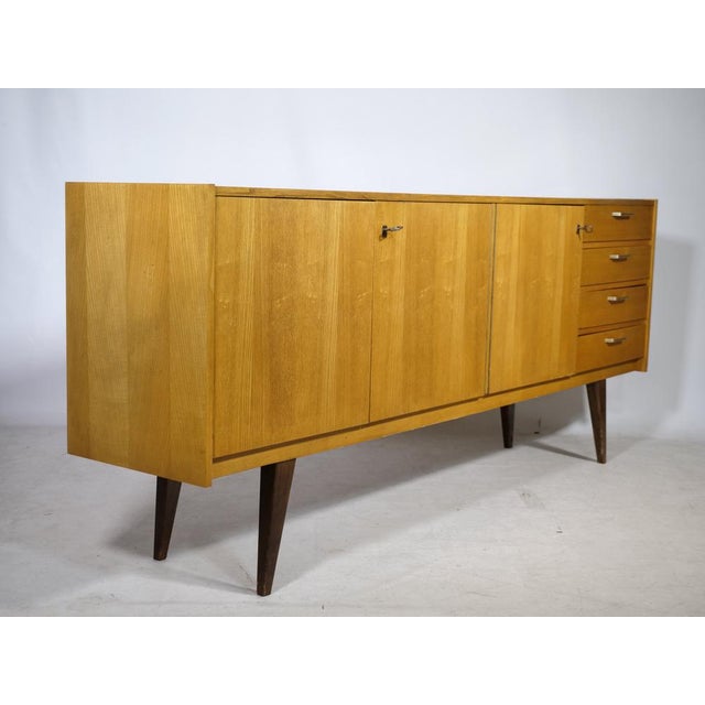 Vintage Sideboard in Oak, 1960s For Sale - Image 6 of 10