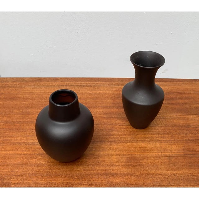 Ceramic Vintage German Wormser Terra-Sigillata Pottery Vase, Set of 2 For Sale - Image 7 of 18