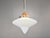 White Opaline Glass Pendant Light from Dr Ing Schneider & Co. For Sale - Image 8 of 8