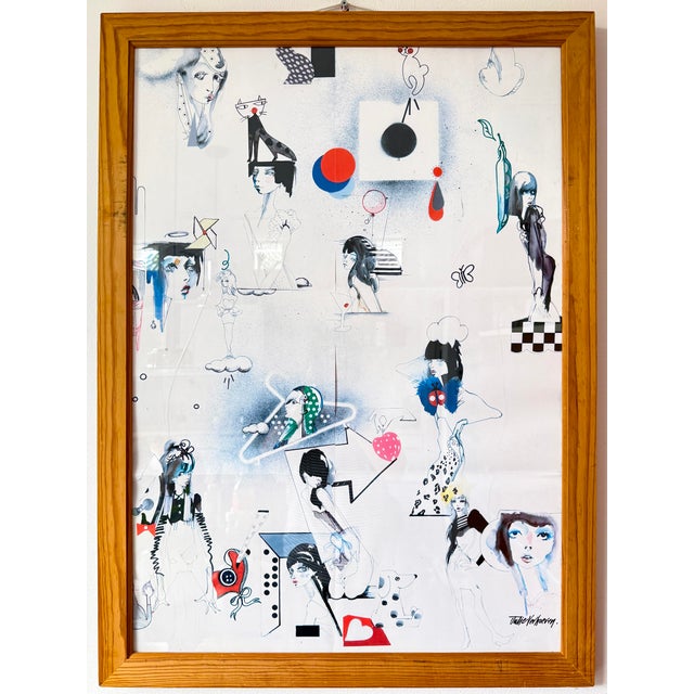 Julie Verhoeven Limited Edition Poster by Jaeger British Fashion Illustration for Boutique, 2010 For Sale - Image 18 of 18