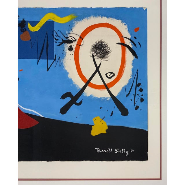 Joan Miro Style Abstract Composition For Sale In Miami - Image 6 of 6