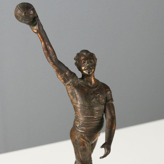 Vintage Inkwell in Bronze Metal For Sale - Image 5 of 10