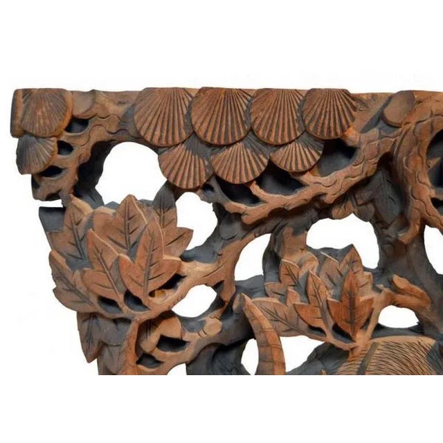 Antique Hand-Carved Wood Temple Corbels From 18th Century, China - a Pair For Sale In New York - Image 6 of 11