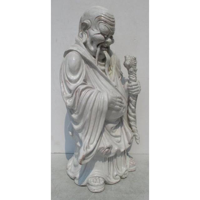 Mid-Century Modern Professor Eugenio Pattarino Terra Cotta Hotei Buddha Circa 1970s For Sale - Image 3 of 11