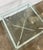 Mid 20th Century Vintage NeoClassical Maison Jansen Style Steel and Brass Hoofed Table For Sale - Image 5 of 8