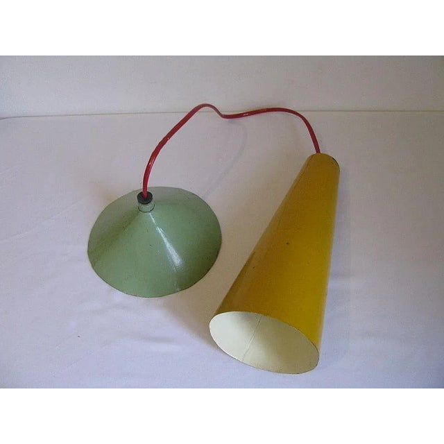 Yellow Circus Nr. 5 Ceiling Lamp, 1950s For Sale - Image 8 of 14