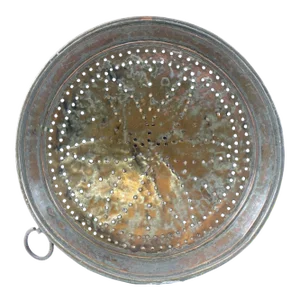Early 20th Century Copper Strainer