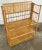 Vintage Collapsible Four Tier Scorched Bamboo Bookshelf For Sale In Kansas City - Image 6 of 9