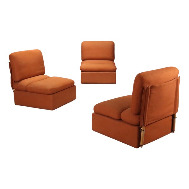 Zanotta Armchairs, 1980s, Set of 3 For Sale