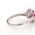 Ruby Red 1960s Tiffany & Co Gia Burma Ruby Diamond Platinum Ring Size 5.5 For Sale - Image 8 of 8