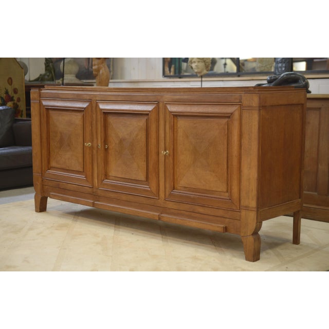 Vintage Art Deco Oak Sideboard, 1940s For Sale - Image 14 of 14