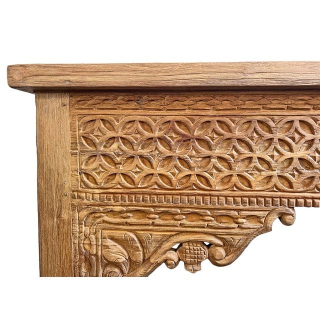 Wood Vintage Teak Kawang Console Table For Sale - Image 7 of 8