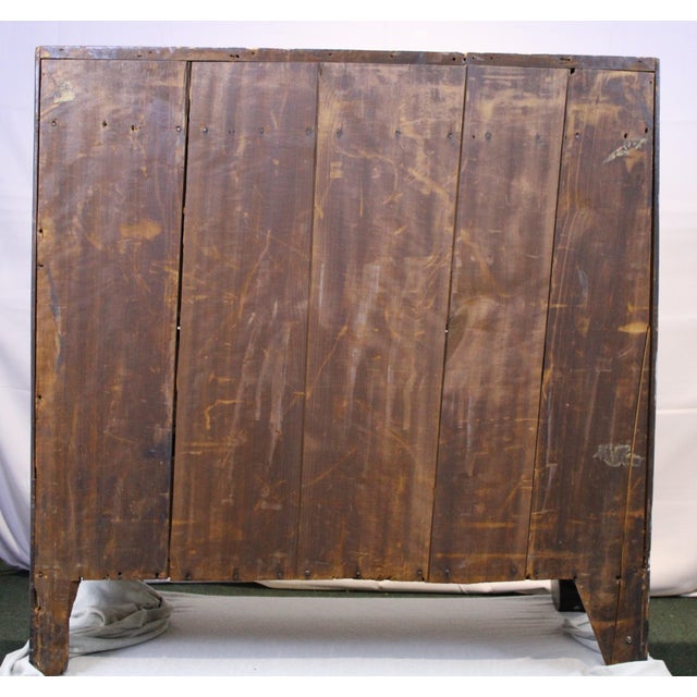 Empire Furniture Mid 19th Century Empire Chest Mahogany With Black Trim For Sale - Image 4 of 10