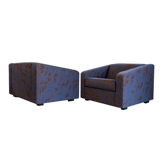 Vintage Geometric Armchairs from ZFM, Poland, 1970s, Set of 2 For Sale - Image 16 of 16
