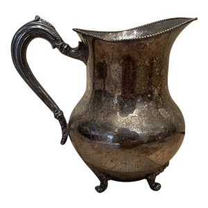 Vintage Silverplate Water Pitcher