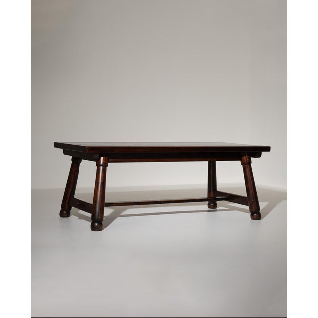 French Dining Table by Georges Robert, 1950s For Sale - Image 4 of 12