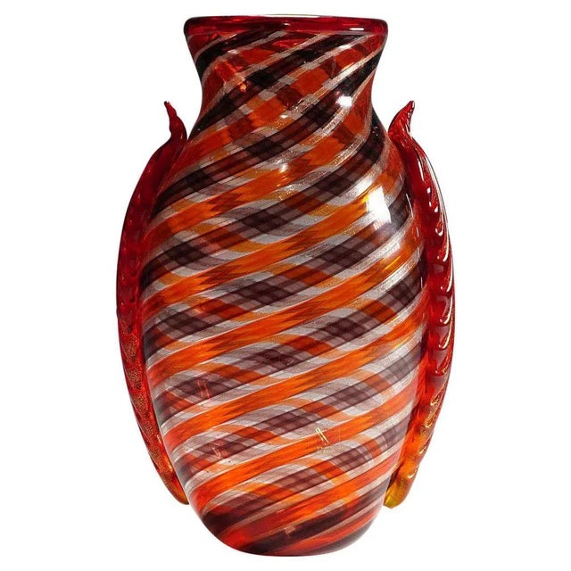 Murano Glass Spirale Vase by Eugenio Ferro, 2009 For Sale - Image 11 of 11