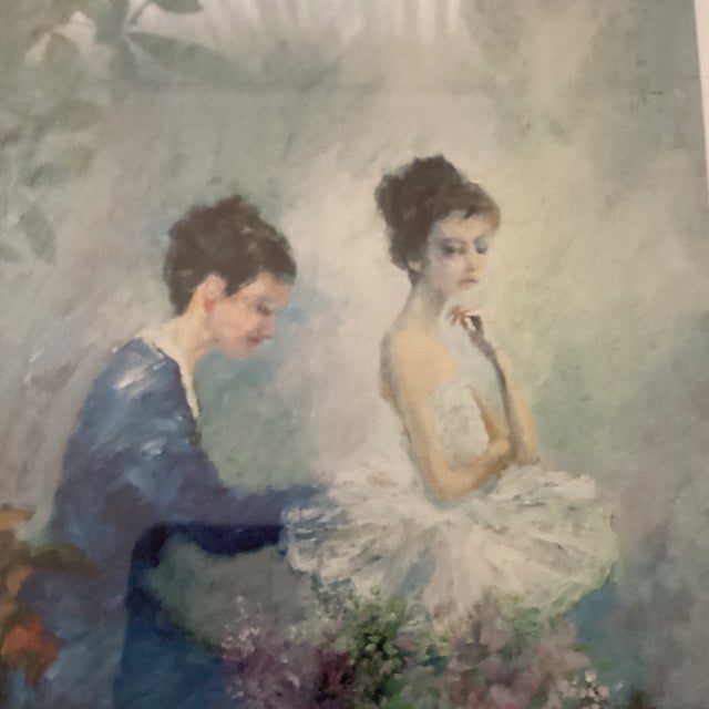 Mid 20th Century Original Limited Edition Lithograph “ Dressing the Ballerina “ by Joseph Dawley (1936-2008) For Sale - Image 9 of 12