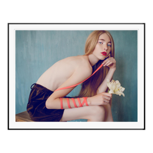 Dasha and Mari 'Lilly' Limited Edition Print Framed in Black