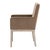 Essentials for Living Drake Cotton Brown Armchair For Sale - Image 4 of 8