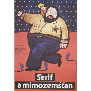 E.T. and the Sheriff 1979 Czech A3 Film Poster For Sale
