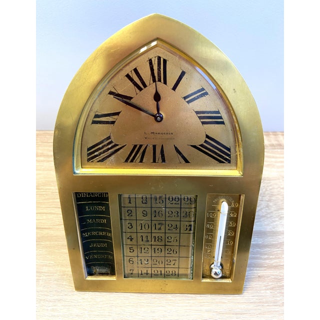 Easel Clock Model Just from Charles Victor Hour, 1935 For Sale - Image 10 of 11