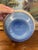 Vintage Blue Stoneware Mixing Bowl With Geometric Band - Marked "Ni-L" For Sale - Image 4 of 9