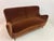 Italian Curved Sofa in Cotton Velvet, 1950s For Sale - Image 6 of 12