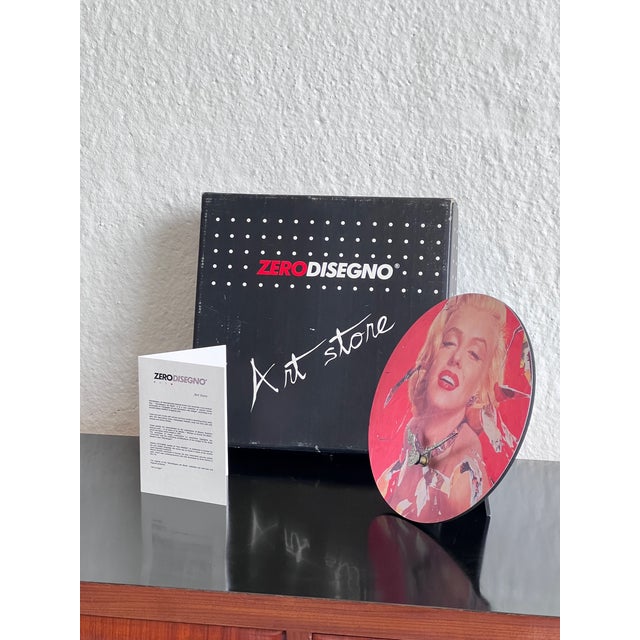 Table Clock by Mimmo Rotella for Zero Disegno, 2000s For Sale - Image 4 of 10