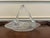 Mid 20th Century Vintage Pressed Glass Handled Candy/Cookie Basket / Bonbon Dish For Sale - Image 5 of 7