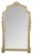 Gold 20th Century French Neoclassical Gold Over Mantel Wall Hanging Bathroom Mirror For Sale - Image 8 of 8